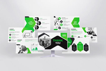 Creative and Modern Business Presentation Slides Template, Deslizar 3, 10296, Negócios — PoweredTemplate.com
