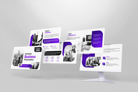 Creative and Modern Business Presentation Slides Template, 幻灯片 2, 10299, 商业 — PoweredTemplate.com