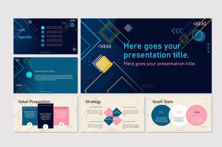 Geometric Business Presentation Template, Slide 2, 10305, Business — PoweredTemplate.com