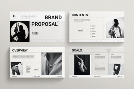 Brand Proposal Presentation Template, Slide 2, 10311, Lavoro — PoweredTemplate.com