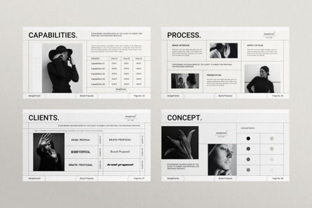 Brand Proposal Presentation Template, Slide 3, 10311, Lavoro — PoweredTemplate.com