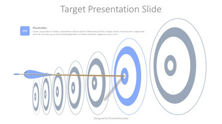 Target Presentation Slide, Diapositive 2, 10312, Concepts commerciaux — PoweredTemplate.com