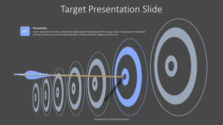 Target Presentation Slide, Diapositive 3, 10312, Concepts commerciaux — PoweredTemplate.com