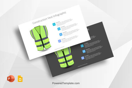 Personal Protective Equipment - Reflective Vest, 10313, Careers/Industry — PoweredTemplate.com