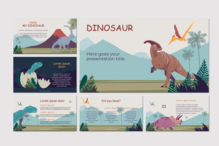 All About the Dinosaurs, Slide 2, 10317, Animals and Pets — PoweredTemplate.com