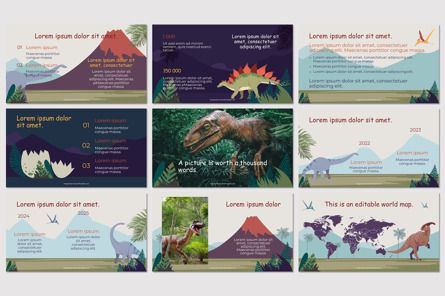 All About the Dinosaurs, Slide 3, 10317, Animals and Pets — PoweredTemplate.com