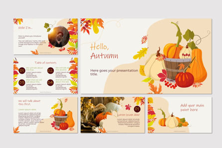 Hello Autumn, Slide 2, 10323, Holiday/Special Occasion — PoweredTemplate.com