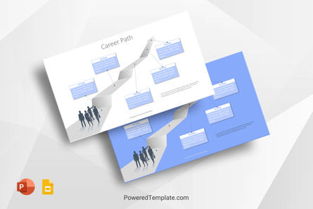 Career Path, Gratis Tema de Google Slides, 10327, Conceptos de negocio — PoweredTemplate.com