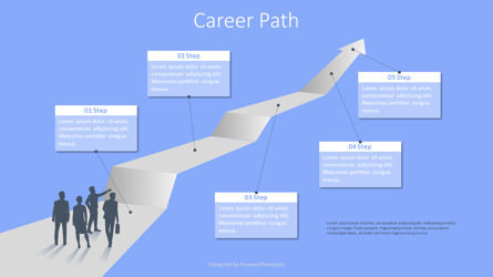 Career Path, Diapositiva 3, 10327, Conceptos de negocio — PoweredTemplate.com