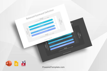 Balanced Scorecard Definition, 10333, Animated — PoweredTemplate.com