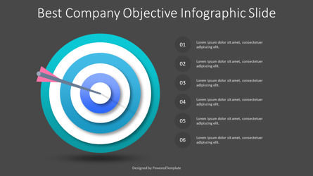 Best Company Objectives Infographic Slide, Slide 3, 10341, Business Concepts — PoweredTemplate.com