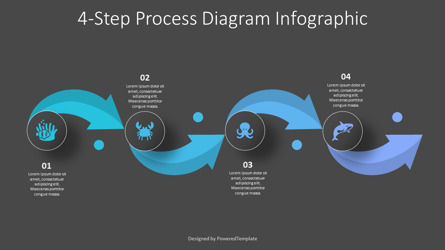 4 Stages Journey Diagram Design, Slide 3, 10346, Animated — PoweredTemplate.com