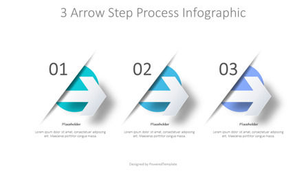 3 Arrow Step Process Infographic, Slide 2, 10350, Infographics — PoweredTemplate.com