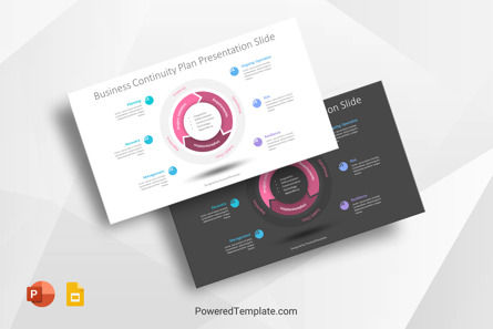 Business Continuity Plan Presentation Slide, 10358, Business Models — PoweredTemplate.com