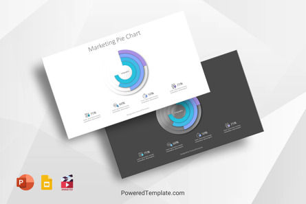 Marketing Pie Chart, 10361, Animated — PoweredTemplate.com