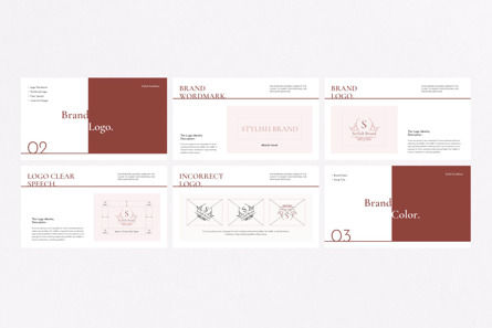 Brand Style Guide Presentation Template, Diapositiva 3, 10363, Negocios — PoweredTemplate.com