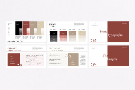 Brand Style Guide Presentation Template, Diapositive 4, 10363, Business — PoweredTemplate.com