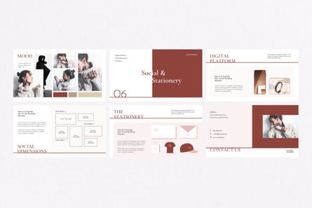Brand Style Guide Presentation Template, Diapositiva 5, 10363, Negocios — PoweredTemplate.com