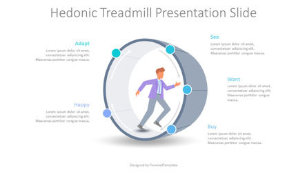 Hedonic Treadmill Free Presentation Slide, Slide 2, 10367, Modelli di lavoro — PoweredTemplate.com