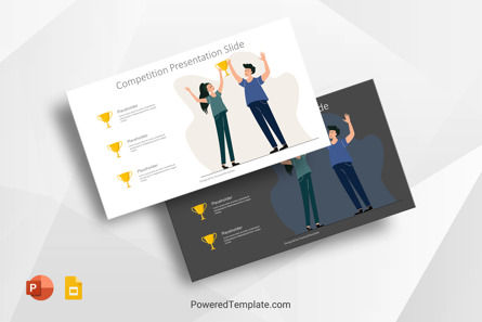 Competition Presentation Slide, 10369, Business Concepts — PoweredTemplate.com