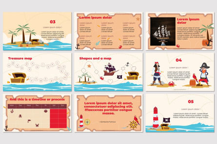 Pirate Treasure Activities for Elementary, Slide 4, 10370, Education & Training — PoweredTemplate.com