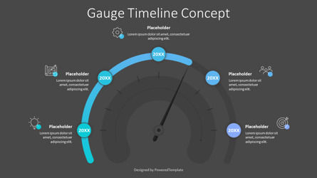 Gauge Timeline Concept, Slide 3, 10375, Business Concepts — PoweredTemplate.com