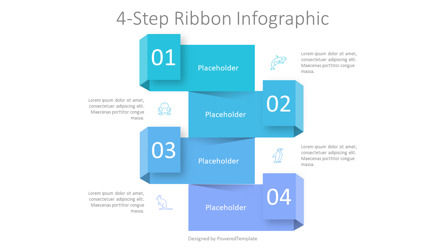 4-Step Sticker Banners Infographic, Diapositive 2, 10377, Infographies — PoweredTemplate.com