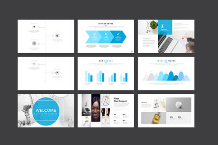 Touch Minimal Presentation Template, Slide 4, 10399, Business — PoweredTemplate.com