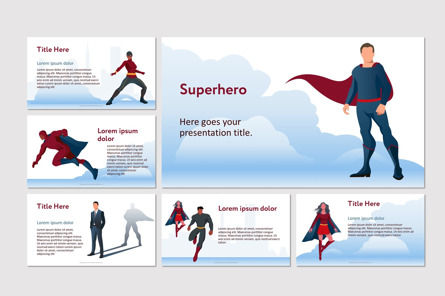 Superhero Template for Presentations, Slide 2, 10401, Business Concepts — PoweredTemplate.com