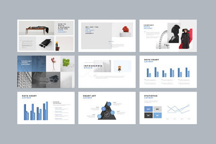 Space Minimal PowerPoint Template, Diapositive 13, 10406, Business — PoweredTemplate.com
