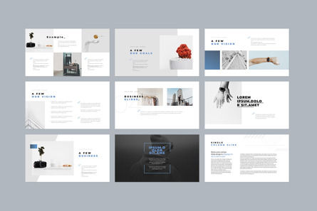 Space Minimal PowerPoint Template, Diapositive 6, 10406, Business — PoweredTemplate.com
