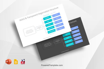 AGILE and Transparent Organization Structure, 10407, Animated — PoweredTemplate.com