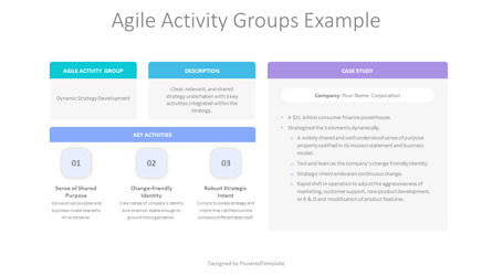 Agile Activity Groups Example, Slide 2, 10408, Model Bisnis — PoweredTemplate.com