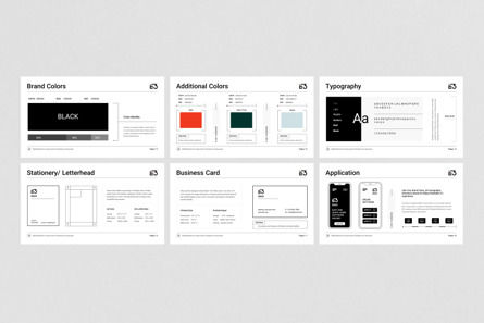 Brand Guidelines Presentation Template, Diapositiva 4, 10415, Negocios — PoweredTemplate.com