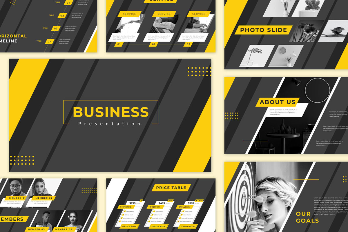 Trình chiếu PowerPoint doanh nghiệp màu đen và màu vàng (business PowerPoint presentation black and yellow color): Với sự kết hợp của màu đen và màu vàng, trình chiếu PowerPoint doanh nghiệp của bạn sẽ trở nên chuyên nghiệp và tinh tế hơn. Những mẫu này được thiết kế với các đồ họa đẹp và hiệu ứng động để giúp bạn tạo ra một bài thuyết trình chuyên nghiệp và thu hút sự chú ý của khách hàng.