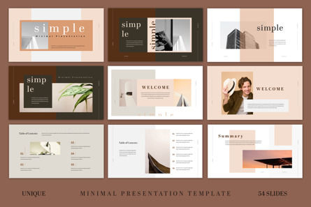 Simple Minimal Presentation Template, Slide 2, 10422, Business — PoweredTemplate.com