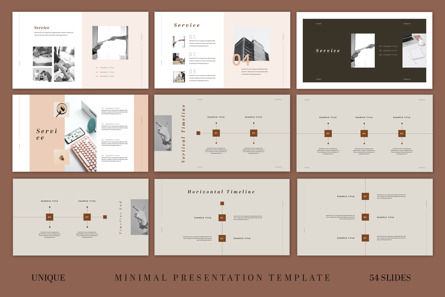 Simple Minimal Presentation Template, Slide 5, 10422, Business — PoweredTemplate.com
