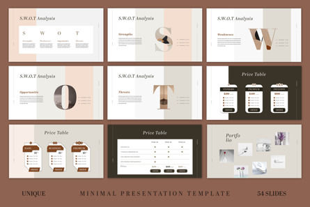 Simple Minimal Presentation Template, Slide 6, 10422, Business — PoweredTemplate.com