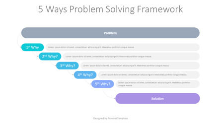 5 Whys Problem Solving Framework, Slide 2, 10424, Business Models — PoweredTemplate.com