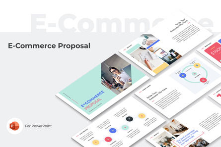 E-Commerce Proposal PowerPoint Template, 10428, Computers — PoweredTemplate.com