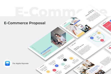 E-Commerce Proposal Keynote Template, Keynote Template, 10429, Computers — PoweredTemplate.com
