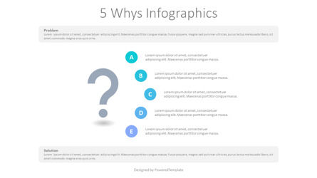 5 Whys Infographics, Diapositive 2, 10430, Modèles commerciaux — PoweredTemplate.com
