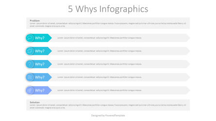 5 Whys Analysis Template, Diapositive 2, 10431, Modèles commerciaux — PoweredTemplate.com