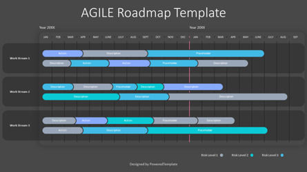 Agile Roadmap Template, Slide 3, 10435, Animated — PoweredTemplate.com