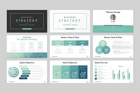 Business Strategy - Google Slides Template, Diapositiva 2, 10439, Negocios — PoweredTemplate.com