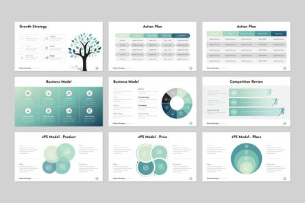 Business Strategy - Google Slides Template, Diapositiva 4, 10439, Negocios — PoweredTemplate.com