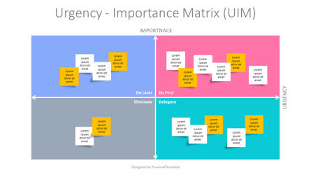 Urgency Importance Matrix Template, Deslizar 2, 10444, Modelos de Negócio — PoweredTemplate.com