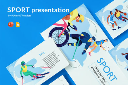 Sport Presentation Template, 10448, People — PoweredTemplate.com