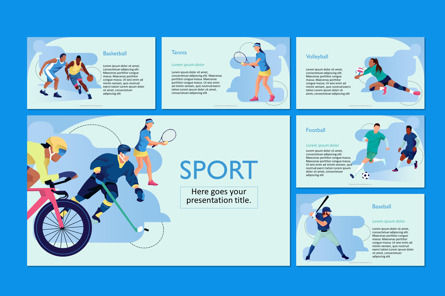 Sport Presentation Template, Slide 2, 10448, People — PoweredTemplate.com