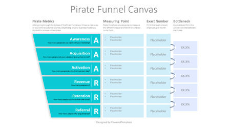 Pirate Funnel Canvas Template, 슬라이드 2, 10451, 비즈니스 모델 — PoweredTemplate.com